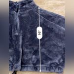 Urban Outfitters  Women’s‎ Small Dk Gray Poly Fleece Adjustable Hem Crop Pullover Photo 8