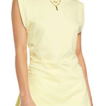 Open Edit  Side Ruched Sleeveless Tunic in Yellow, Size XS​​​ Photo 0
