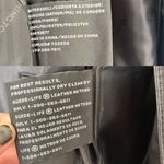 Worthington Vintage 90s/Y2K Women’s Genuine Lambskin Leather Black Trench Coat Photo 5