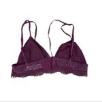 Victoria's Secret NWOT Victoria Secret Purple Crochet Lace Bralette Active Wear Sports Bra SZ S Photo 1