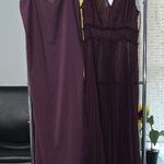 Lucy Paris 🆕️ Deep Purple Maxi Dress Set Photo 0