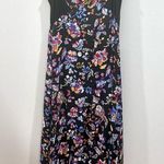 Xhilaration Black floral and paisley print Grecian style maxi dress size small Photo 3