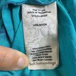 Soft Surroundings  XS Tie Dye Tank Dress Blue Rayon Boho Beachy Summer Midi Maxi Photo 10