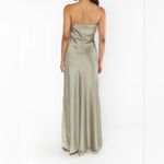 Show Me Your Mumu  Taylor Tube Maxi Dress in Moss Green Luxe Photo 3