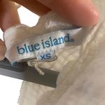 Blue Island NWT  Womens‎ Cream Gold Metallic Layered A-Line Dress Extra Small Photo 8