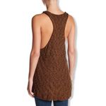 Free People Brown Chevron Sweater Knit Tank Top size XS Photo 1