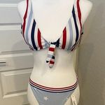 No Boundaries  Bikini Swimsuit in Red, White, and Blue - Size Large (11-13) (298) Photo 0