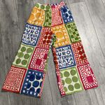 Farm Rio  Anthropologie Multi-Color Pants Size M Photo 2