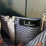 Lulus NWOT Lulu Blue/White Striped Midi Dress, Sz L Photo 1