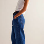 Free People  Palmer Cuffed We The Free Blue Adjustable Jeans Photo 0