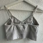 Alo Yoga Gray Ribbed Crop Top Photo 1