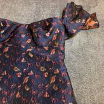 Monique Lhuillier NWOT  Off-The-Shoulder Jacquard Mini Dress ( 14 ) Photo 5