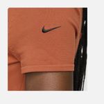 Nike NWT sportswear chill knit tight sweater short-sleeve bodysuit - orange Photo 4
