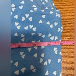 SheIn  Light Blue with White Hearts Sleeveless Low Back Mini Dress Photo 8