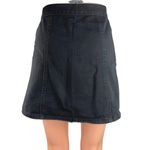 BDG Urban Outfitters  Women's Black Denim Button Front Casual Mini Skirt Size XS Photo 2