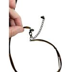 Chico's  southwestern cowgirl necklace red and gold toned design Photo 4