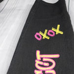 Ashley Stewart Black Graphic Print Jeans Pink Size undefined Photo 6