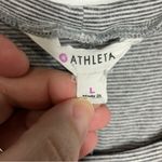 Athleta  t-shirt striped size large Photo 2