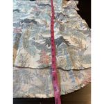 Tahari Linen Top Women's 1X Hawaiian Tropical Surf Palm Trees Cars Toucan Parrot Photo 11