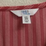 NWT Time and Tru striped wrap midi length dress XXL/20 Pink Photo 4