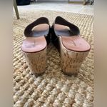 Diane Von Furstenberg  Bronze Metallic wedge Sandals Y2K size 10 Photo 4