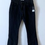 One Teaspoon NWT Kicks Low Waist Flared Denim Jeans Black SZ 28 $148 Photo 2
