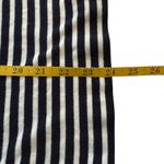 Tommy Hilfiger  Quarter Zip Navy White Striped Knit Hoodie Red Embroidery Medium Photo 9