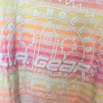 Vintage L.A. GEAR neon tie dye cropped t Photo 1