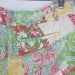 Lilly Pulitzer The callahan shorts floral patchwork print women's size 2 chino Photo 5