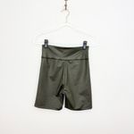 Abercrombie & Fitch High-Rise Bike Shorts in Olive Green Photo 2