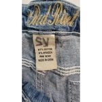 Red Rivet  Jean Shorts Low Rise Rolled Cuff Women's Size 11 Photo 4