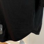 Athleta  SOLITUDE HOODIE SWEATSHIRT DRESS Black Size Oversized XS Photo 7