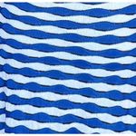 Shoshanna Blue White Stripe Tank Midi Dress MEDIUM Sheath Nautical Designer $395 Photo 3