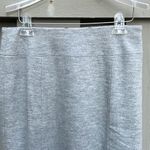 Ann Taylor  100% Fine Italian Wool Gray Flannel Skirt Photo 1