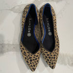 Rothy's Retired “The Point” Pointed Leopard Print Slip On Ballet Flats Womens 10 Photo 4