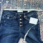 KanCan Jaden Mid Rise Flare Jeans Petite NWT Distressed Flare Jeans Size 9 Blue Photo 11