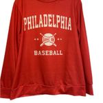 Philadelphia Baseball Red Lightweight Sweatshirt Size XL Photo 1