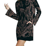 Free People  Modern Love Mini Sweater Dress Pockets Funky Casual S Boho Chic Photo 0