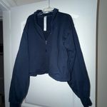 Lululemon Athletica Dark Blue Half-Zip Sweatshirt Photo 1