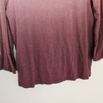 Anthropologie  T.la Tessa Ombre Bell Sleeve Tee Womens Size S Modal T-Shirt Pink Photo 7