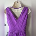 Marc New York  Purple Striped Midi Dress Photo 7