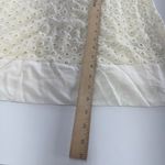 Ella Moss  Dress‎ Womens Small Cream White Brigitte Eyelet Mini Photo 10