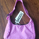 Baggu  Extra Pink Chic Coquette Y2K Preppy Edgy Feminine Mini Nylon Shoulder Bag Photo 0