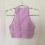 Aritzia Babaton Stefano Sculpt Knit Lavender top size small Photo 3