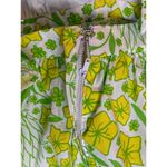 Lilly Pulitzer Vintage 1970s Maxi Dress Green Yellow Floral Photo 6