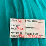 Maurice's teal embroidered Sleeveless dress size 3X Photo 9