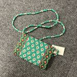 Vera Bradley NWT Greenfield Crossbody Purse/Wallet Small Travel Green Paisley Photo 6