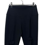 Alo Yoga ALO x REVOLVE High Waist Ripped Warrior Leggings Black Cropped Women’s Size M Photo 2