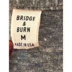 Bridge & Burn Gray Tree Hugger T Shirt Heather Gray Made in USA Size Medium Photo 3