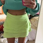 Athleta  neon yellow golf athletic skirt Photo 3